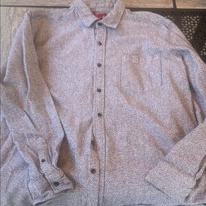 Arizona Jean Company Black and White Patterned Flannel